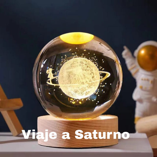 Lámpara Bola de Cristal con diseño